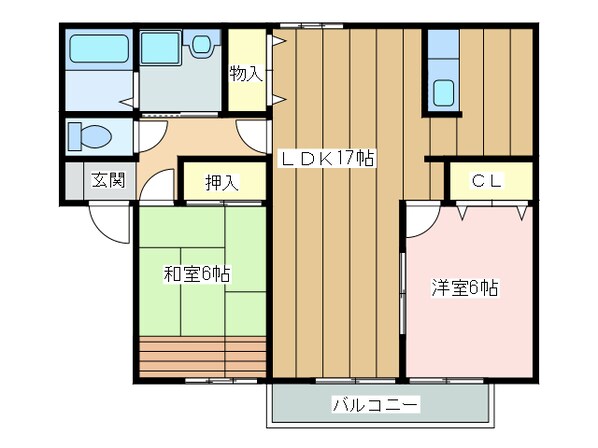 ソレイユ（揖保川）の物件間取画像